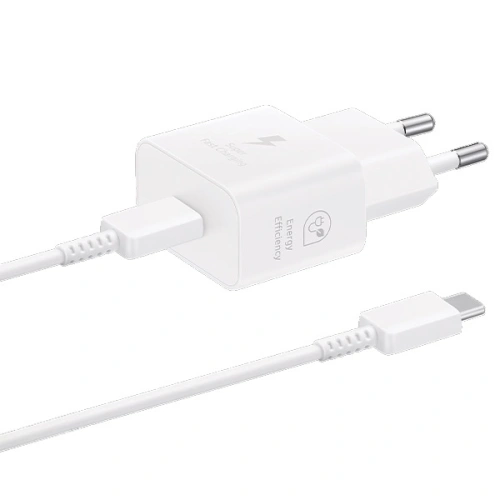 Kup Ładowarka sieciowa Samsung EP-T2510XW 25W Fast Charge + kabel USB-C / USB-C biały/white - SMG1011 - {ean13} - Sklep Home Screen