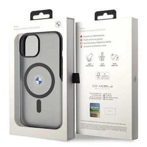 Kup BMW Apple Carcasă BMHMP15MDSLK iPhone 15 Plus / 14 Plus carcasă rigidă IML Signature MagSafe negru/negru - BMW592 - {ean13} - Sklep Home Screen