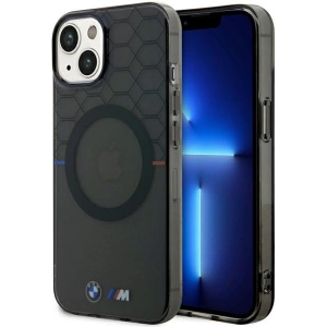 Buy BMW BMHMP15SHGPK Apple iPhone 15 / 14 / 13 Pattern MagSafe grey - BMW593 - {ean13} - Home Screen Store Europe