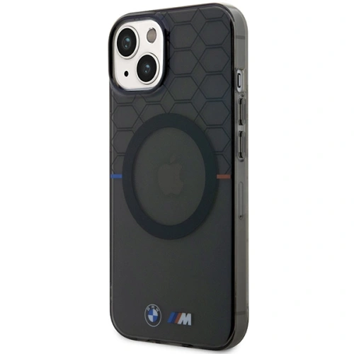Buy BMW BMHMP15SHGPK Apple iPhone 15 / 14 / 13 Pattern MagSafe grey - BMW593 - {ean13} - Home Screen Store Europe