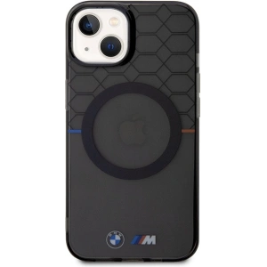 Kup Case BMW BMHMP15SHGPK Apple iPhone 15 / 14 / 13 Muster MagSafe grau/grey - BMW593 - {ean13} - Sklep Home Screen