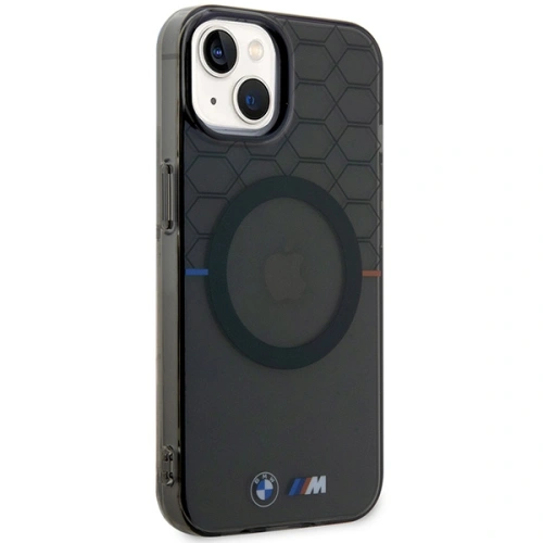 Buy BMW BMHMP15SHGPK Apple iPhone 15 / 14 / 13 Pattern MagSafe grey - BMW593 - {ean13} - Home Screen Store Europe