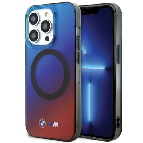 Kup Case BMW BMHMP15XHTTG Apple iPhone 15 Pro Max Hardcase M Gradient MagSafe rot-blau - BMW594 - {ean13} - Sklep Home Screen