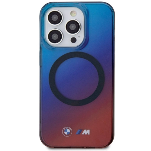 Kup Case BMW BMHMP15XHTTG Apple iPhone 15 Pro Max Hardcase M Gradient MagSafe rot-blau - BMW594 - {ean13} - Sklep Home Screen