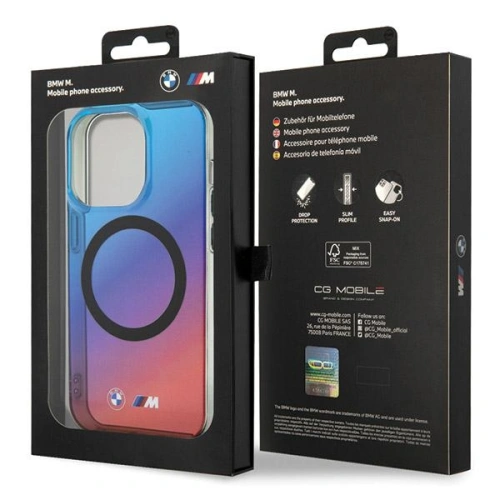 Kup Case BMW BMHMP15XHTTG Apple iPhone 15 Pro Max Hardcase M Gradient MagSafe rot-blau - BMW594 - {ean13} - Sklep Home Screen