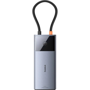 Kup Adapter 6w1 Baseus Metal Gleam 2 Series Hub USB-C / 2xUSB-A 3.0, USB-C, USB-C PD, HDMI, Ethernet RJ45 - BSU4826 - {ean13} - Sklep Home Screen