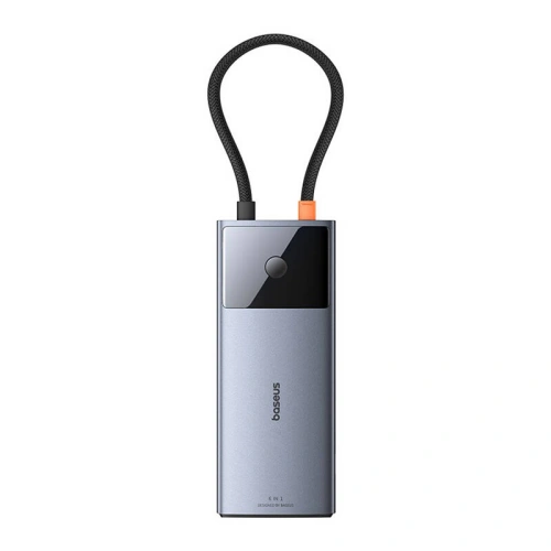 Kup Baseus Adaptor 6in1 Metal Gleam 2 Series hub USB-C / 2xUSB-A 3.0, USB-C, USB-C PD, HDMI, Ethernet RJ45 - BSU4826 - {ean13} - Sklep Home Screen
