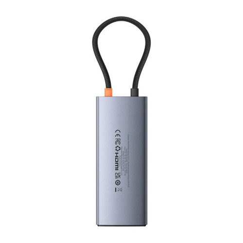 Kup Adapter 6w1 Baseus Metal Gleam 2 Series Hub USB-C / 2xUSB-A 3.0, USB-C, USB-C PD, HDMI, Ethernet RJ45 - BSU4826 - {ean13} - Sklep Home Screen