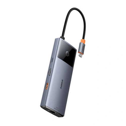 Buy Baseus Metal Gleam 2 Series hub 6in1 USB-C / 2xUSB-A 3.0, USB-C, USB-C PD, HDMI, Ethernet RJ45 - BSU4826 - {ean13} - Home Screen Store Europe