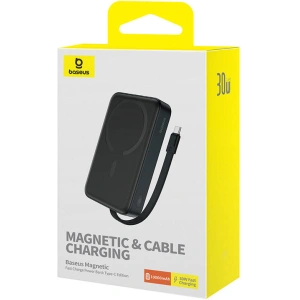 Buy Baseus Magnetic Mini powerbank 10000mAh 30W MagSafe black - BSU4827 - {ean13} - Home Screen Store Europe