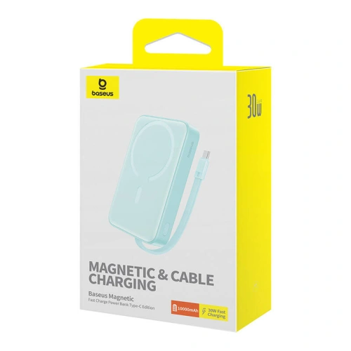 Kup Powerbank magnetyczny Baseus Magnetic Mini 10000mAh 30W MagSafe niebieski - BSU4828 - {ean13} - Sklep Home Screen