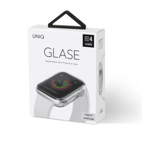 Kup Etui UNIQ Glase Apple Watch 4/5/6/7/8/9/SE 44/45mm przezroczysty/clear - UNIQ36CLR - {ean13} - Sklep Home Screen