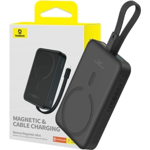 Buy Baseus Magnetic Mini powerbank 10000mAh 20W MagSafe black - BSU4831 - {ean13} - Home Screen Store Europe