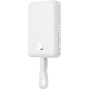 Buy Baseus Magnetic Mini powerbank 10000mAh 20W MagSafe white - BSU4832 - {ean13} - Home Screen Store Europe