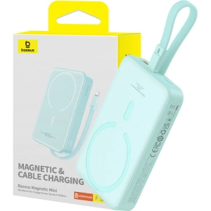 Buy Baseus Magnetic Mini powerbank 10000mAh 20W MagSafe mint - BSU4833 - {ean13} - Home Screen Store Europe
