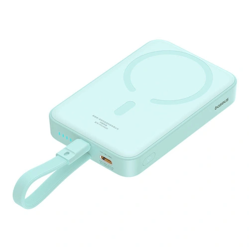 Kup Magnetische Powerbank Baseus Magnetic Mini 10000mAh 20W MagSafe mintgrün - BSU4833 - {ean13} - Sklep Home Screen