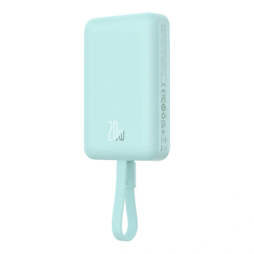 Kup Magnetische Powerbank Baseus Magnetic Mini 10000mAh 20W MagSafe mintgrün - BSU4833 - {ean13} - Sklep Home Screen