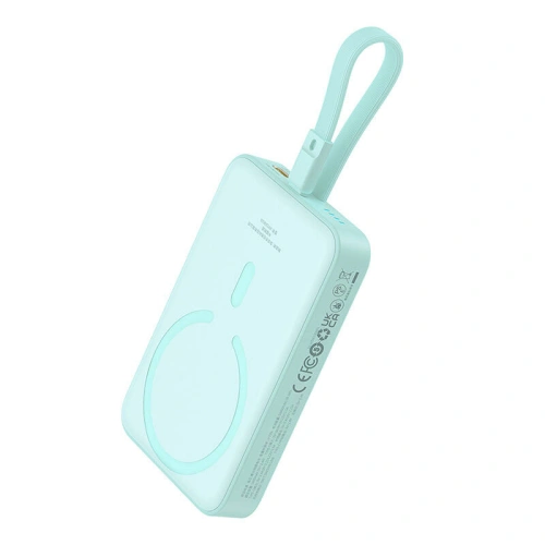 Kup Magnetische Powerbank Baseus Magnetic Mini 10000mAh 20W MagSafe mintgrün - BSU4833 - {ean13} - Sklep Home Screen
