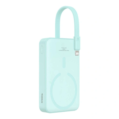 Kup Magnetische Powerbank Baseus Magnetic Mini 10000mAh 20W MagSafe mintgrün - BSU4833 - {ean13} - Sklep Home Screen
