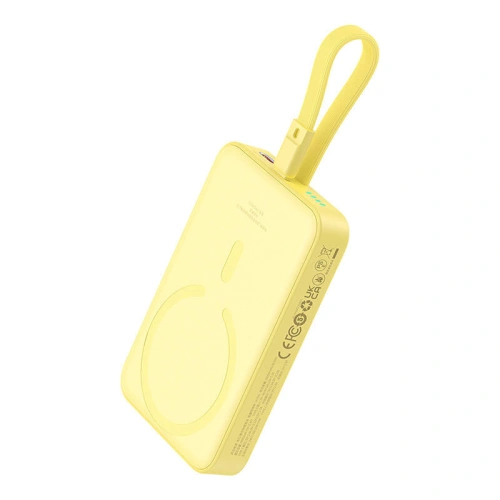 Kup Powerbank magnetyczny Baseus Magnetic Mini 10000mAh 20W MagSafe żółty - BSU4834 - {ean13} - Sklep Home Screen