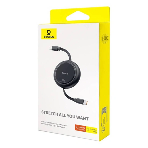Kup Kabel Baseus Free2Draw USB-C / USB-C PD 100W 1m černý - BSU4838 - {ean13} - Sklep Home Screen