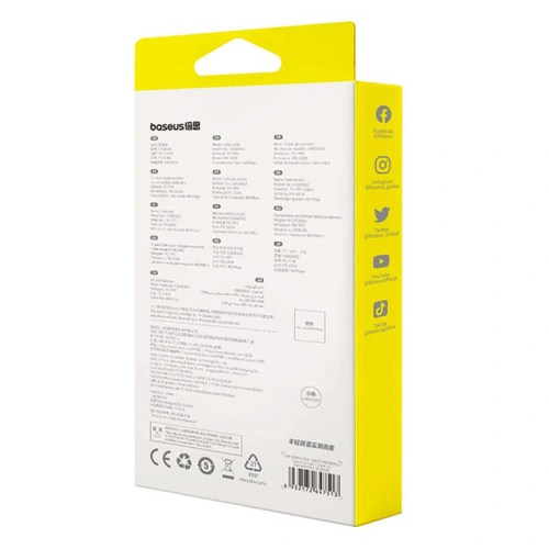 Kup Baseus Cablu Free2Draw USB-C / USB-C PD 100W 1m albastru - BSU4840 - {ean13} - Sklep Home Screen