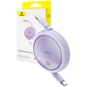 Buy Baseus Free2Draw cable USB-C / USB-C PD 100W 1m purple - BSU4841 - {ean13} - Home Screen Store Europe