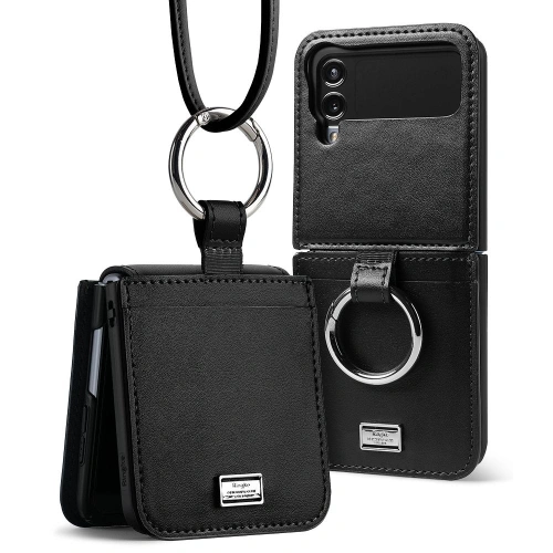 Kup [OUTLET] Case Ringke Signature Folio Samsung Galaxy Z Flip 4 Schwarz - OT-572 - {ean13} - Sklep Home Screen