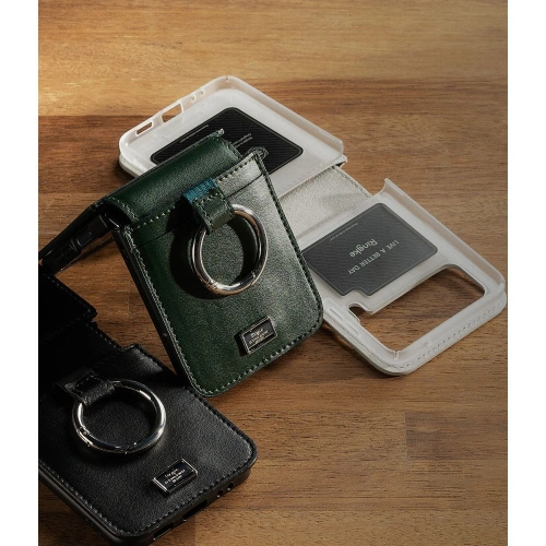 Kup [OUTLET] Case Ringke Signature Folio Samsung Galaxy Z Flip 4 Schwarz - OT-572 - {ean13} - Sklep Home Screen