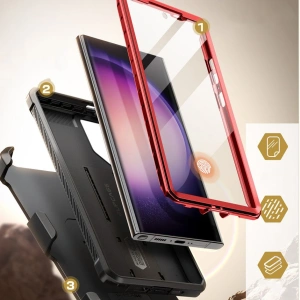 Kup Supcase Samsung Caz Unicorn Beetle Pro 2-set Galaxy S24 Ultra Ruddy - SPC429 - {ean13} - Sklep Home Screen