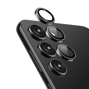 Kup Gehärtetes Glas für die Kameraobjektiv Crong Lens Ring Samsung Galaxy S24 schwarz - CRG691 - {ean13} - Sklep Home Screen