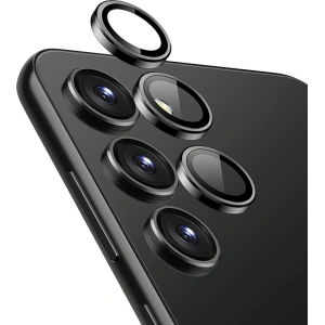 Kup Crong Samsung Sticlă călită pentru obiectivul camerei foto Lens Ring Galaxy S24+ Plus negru - CRG692 - {ean13} - Sklep Home Screen