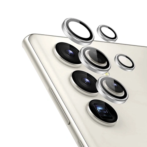 Kup Gehärtetes Glas für die Kameraobjektiv Crong Lens Ring Samsung Galaxy S24 Ultra transparent - CRG693 - {ean13} - Sklep Home Screen