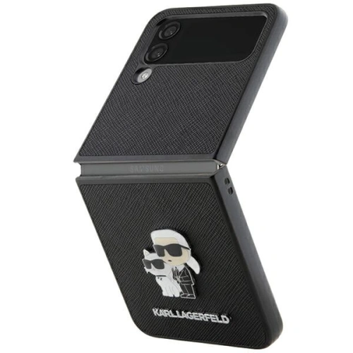 Kup Etui Karl Lagerfeld KLHCZF4SAKCNPK Samsung Galaxy Z Flip4 hardcase Saffiano Karl&Choupette Pin černý/black - KLD1866 - {ean13} - Sklep Home Screen
