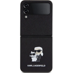 Kup Etui Karl Lagerfeld KLHCZF4SAKCNPK Samsung Galaxy Z Flip4 kemény tok Saffiano Karl&Choupette Pin fekete/black - KLD1866 - {ean13} - Sklep Home Screen