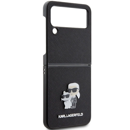 Kup Etui Karl Lagerfeld KLHCZF4SAKCNPK Samsung Galaxy Z Flip4 hardcase Saffiano Karl&Choupette Pin černý/black - KLD1866 - {ean13} - Sklep Home Screen