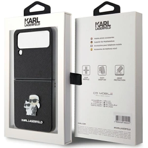 Kup Karl Lagerfeld Samsung Geantă KLHCZF4SAKCNPK Galaxy Z Flip4 hardcase Saffiano Karl&Choupette Pin negru/negru - KLD1866 - {ean13} - Sklep Home Screen