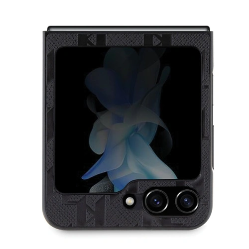 Kup Etui Karl Lagerfeld KLHCZF5SAPCHNPK Samsung Galaxy Z Flip5 kemény tok Saffiano Monogram Choupette Pin fekete/black - KLD1867 - {ean13} - Sklep Home Screen