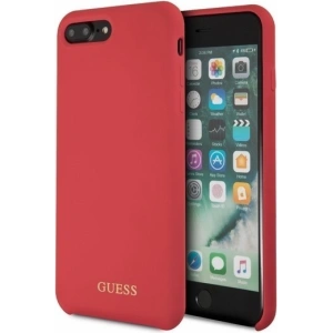 Kup Etui Guess GUHCI8LLSGLRE Apple iPhone 7/8 Plus red/czerwony hard case Silicone - GUE128RED - {ean13} - Sklep Home Screen