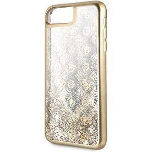 Kup Etui Guess GUHCI8LPEOLGGO Apple iPhone 7/8 Plus złoty/gold hard case 4G Peony Liquid Glitter - GUE130GLD - {ean13} - Sklep Home Screen