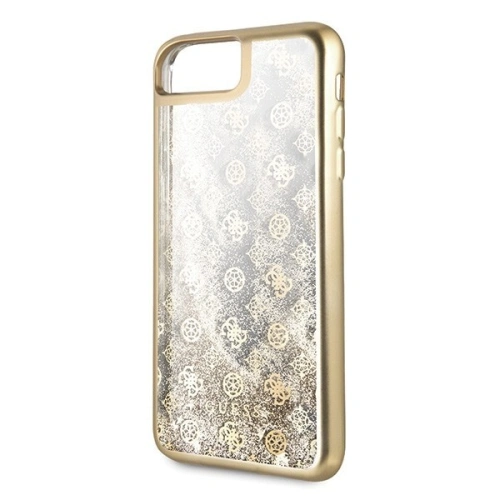 Kup Etui Guess GUHCI8LPEOLGGO Apple iPhone 7/8 Plus zlatý/gold tvrdý kryt 4G Peony Liquid Glitter - GUE130GLD - {ean13} - Sklep Home Screen