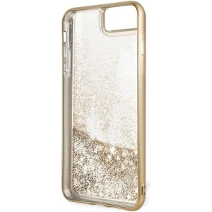 Kup Etui Guess GUHCI8LPEOLGGO Apple iPhone 7/8 Plus złoty/gold hard case 4G Peony Liquid Glitter - GUE130GLD - {ean13} - Sklep Home Screen