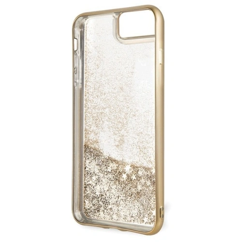 Kup Etui Guess GUHCI8LPEOLGGO Apple iPhone 7/8 Plus aurie/gold hard case 4G Peony Liquid Glitter - GUE130GLD - {ean13} - Sklep Home Screen