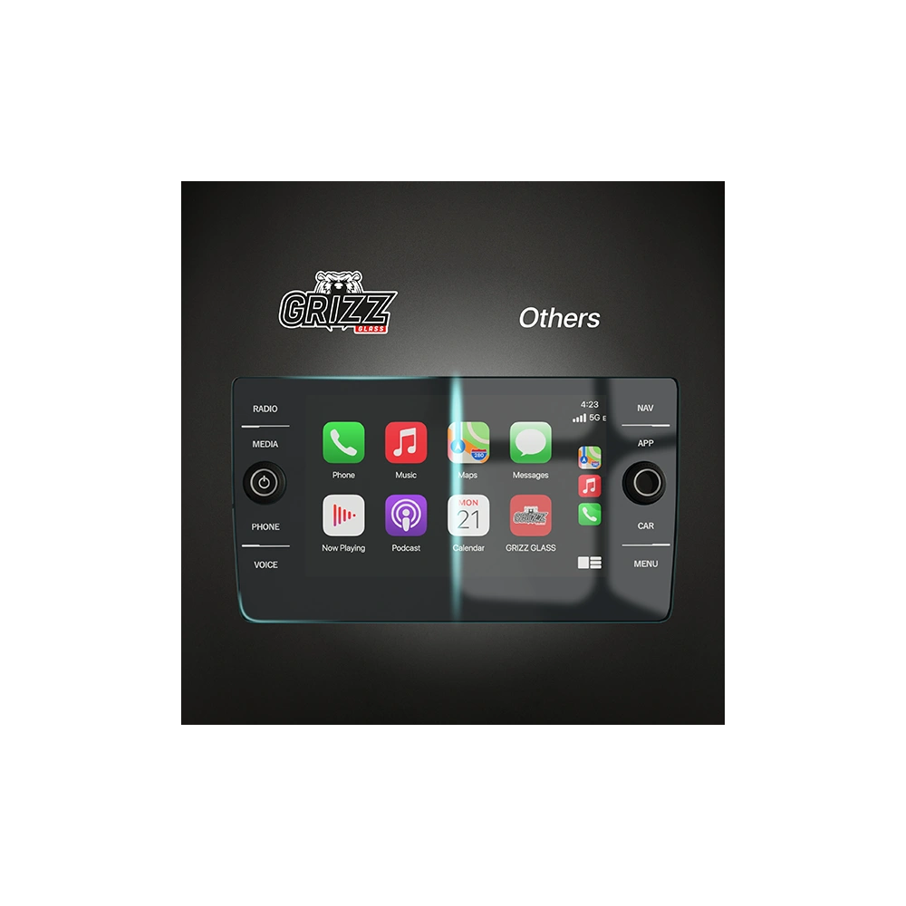 Folia matowa GrizzGlass CarDisplay Protection do Volkswagen T-Cross 2019 Discover Media