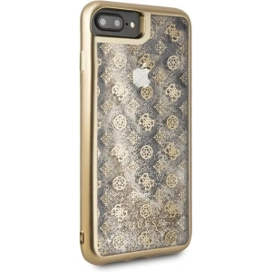 Kup Etui Guess GUHCI8LPEOLGGO Apple iPhone 7/8 Plus złoty/gold hard case 4G Peony Liquid Glitter - GUE130GLD - {ean13} - Sklep Home Screen