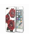 Etui Guess GUHCI8LROSTR Apple iPhone 7/8 Plus transparent hard case Flower Desire red rose