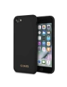 Guess Apple Tasche GUHCI8LSGLBK iPhone SE 2022/SE 2020/8/7 schwarz/schwarz Hartschale Silikon