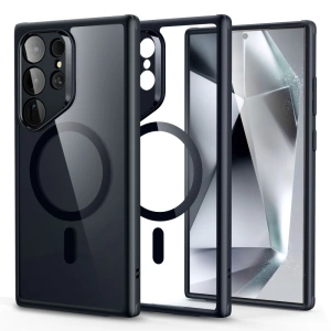 Kup Case ESR Classic Hybrid HaloLock MagSafe Samsung Galaxy S24 Ultra Transparent/schwarz - ESR754 - {ean13} - Sklep Home Screen