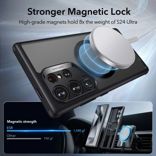 Buy ESR Flickstand Boost HaloLock Samsung Galaxy S24 Ultra Frosted Black - ESR756 - {ean13} - Home Screen Store Europe