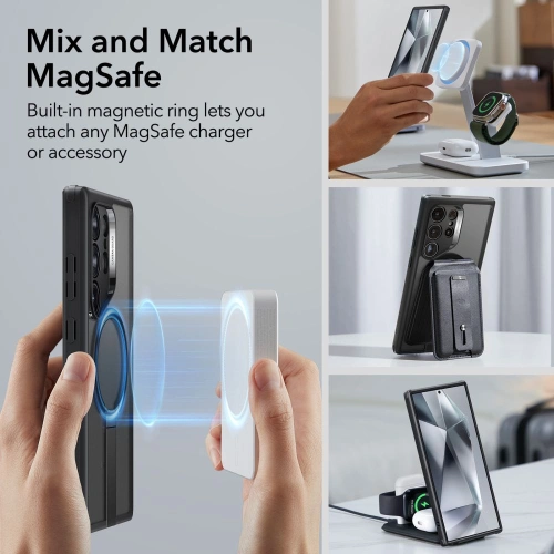Buy ESR Flickstand Boost HaloLock Samsung Galaxy S24 Ultra Frosted Black - ESR756 - {ean13} - Home Screen Store Europe